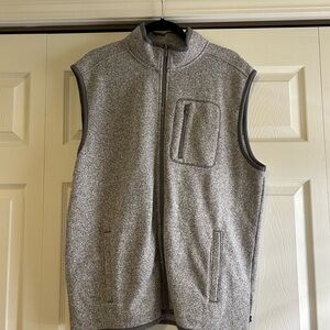 Chaps Gray Sleeveless Jacket